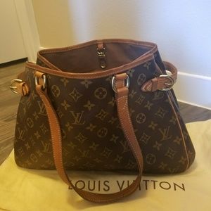 LV Monogram Canvas Batignolles Horizontal